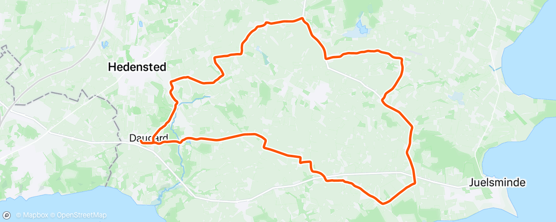 Map of the activity, Lunch Ride
