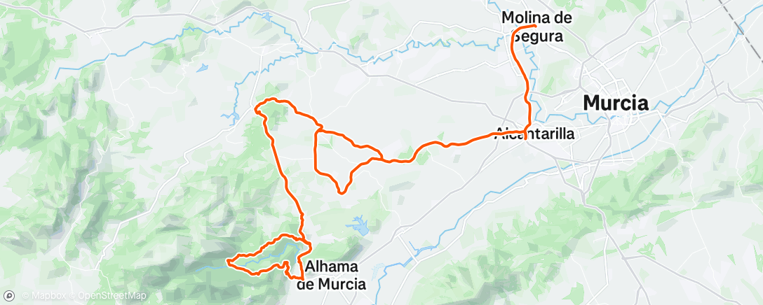 Map of the activity, Morning Ride