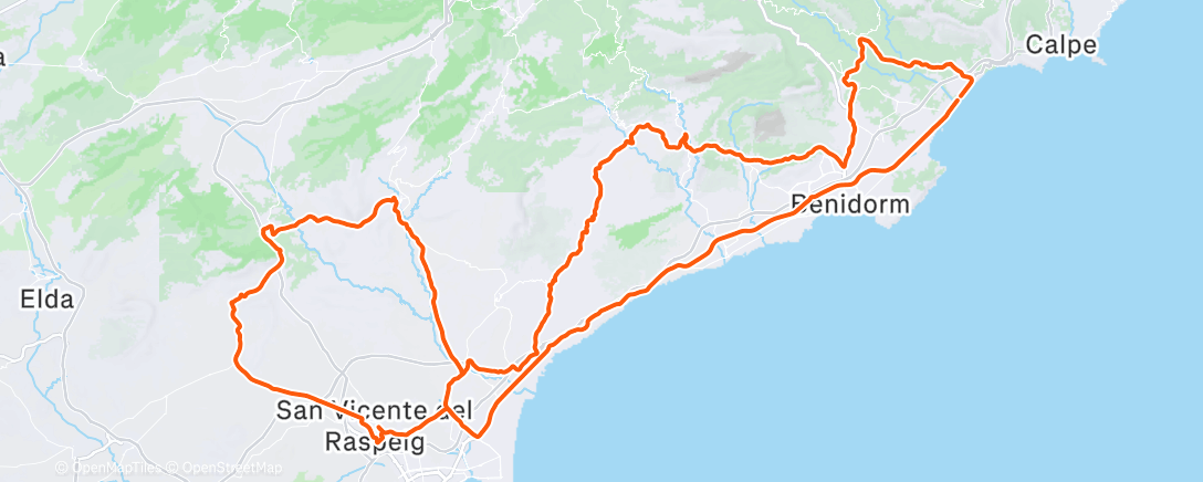 Map of the activity, 🚴🏼‍♂️