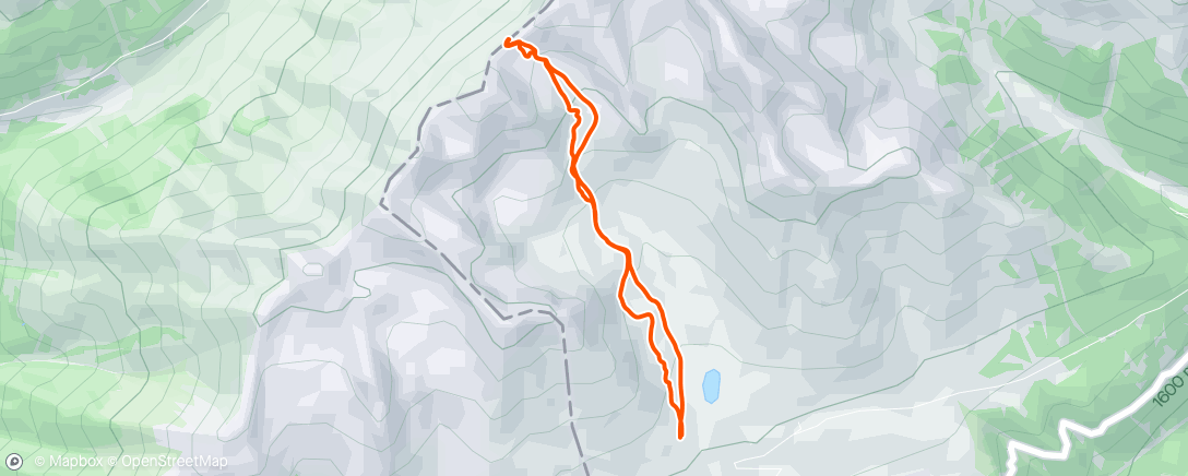 Map of the activity, Passo dei Contrabbandieri