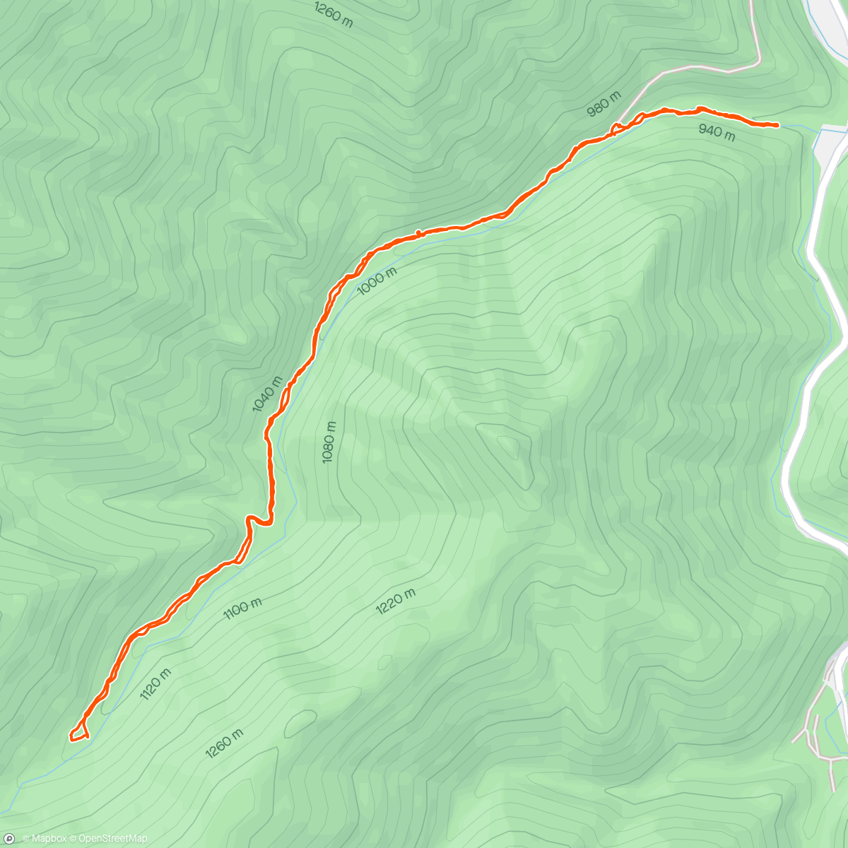 Mappa dell'attività Pulaski Tunnel Trail