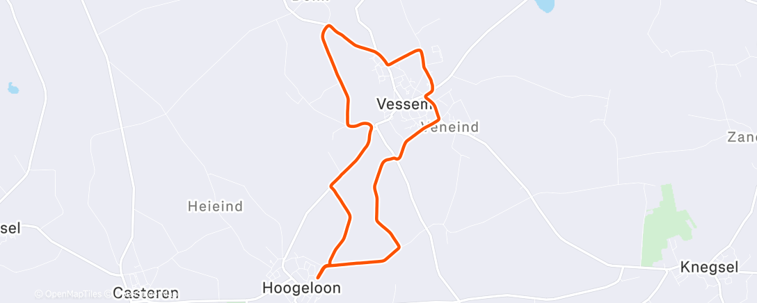 Map of the activity, Ochtendloop