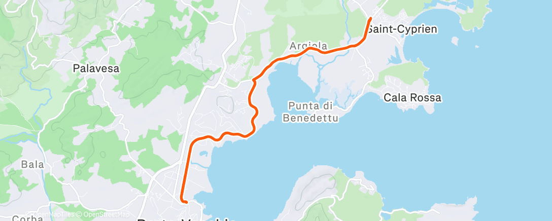 Map of the activity, Saturday balade...🌞🦋