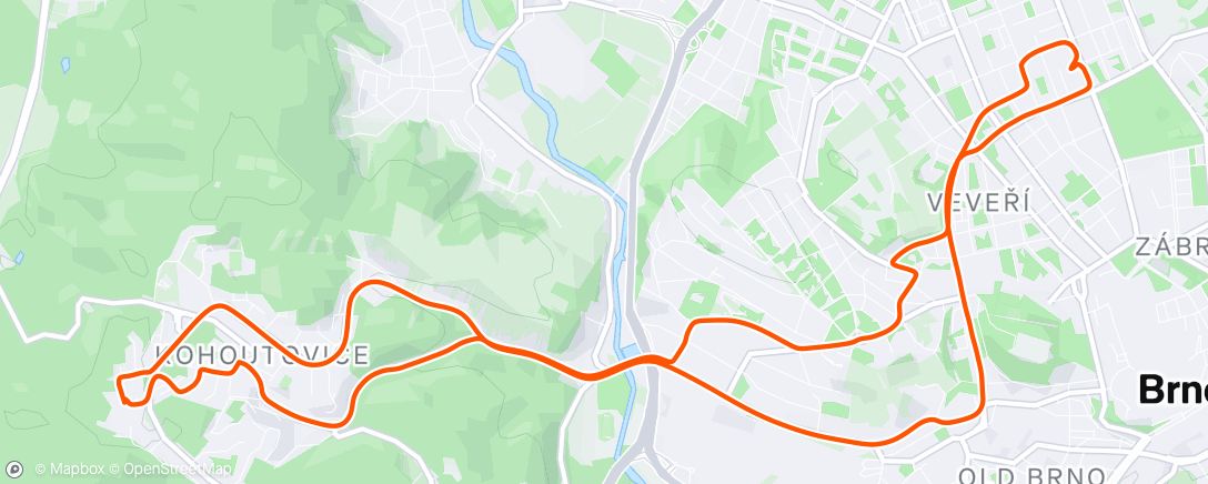 Map of the activity, Morning Ride