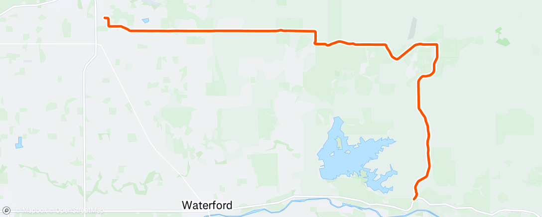 Map of the activity, Lunch E-Bike Ride