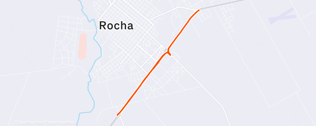 Map of the activity, Carrera vespertina