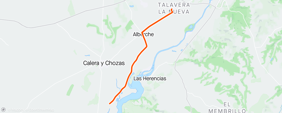 Map of the activity, ☀ Bicicleta al anochecer