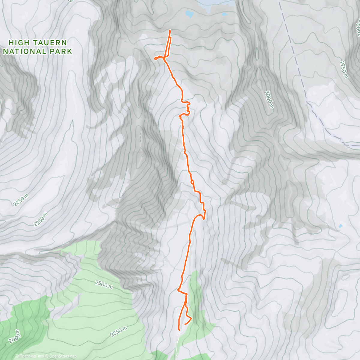 Карта физической активности (Großglockner Winterversuch ❌️)
