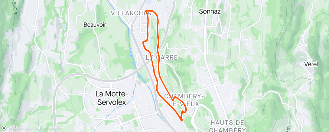 Map of the activity, Prix de Chambéry 🥉- Morning Ride