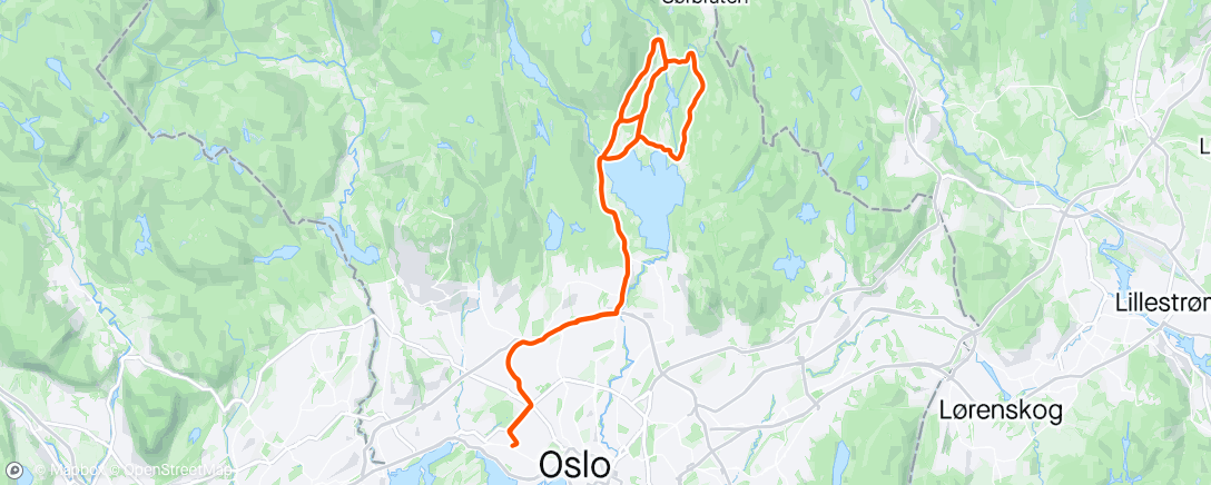 Map of the activity, Rest