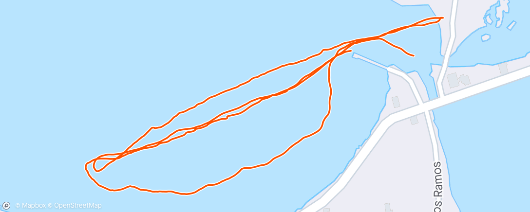 Mappa dell'attività Kayak matutino