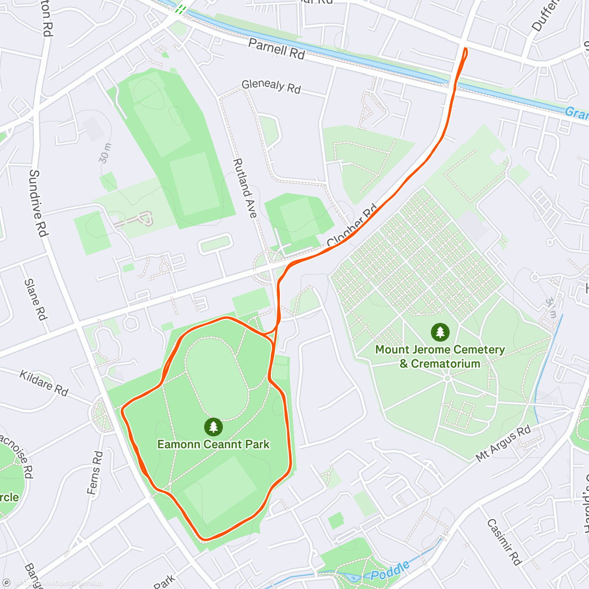 Map of the activity, Dublin 🇮🇪