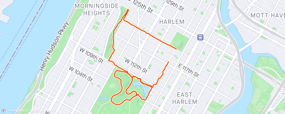 Map of the activity, Central Park #6