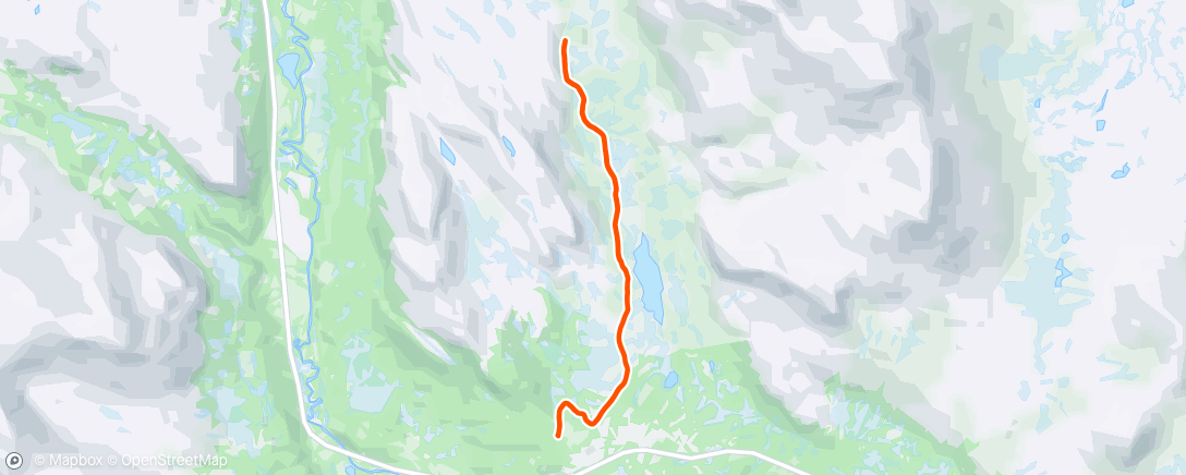Map of the activity, Svarthaugen