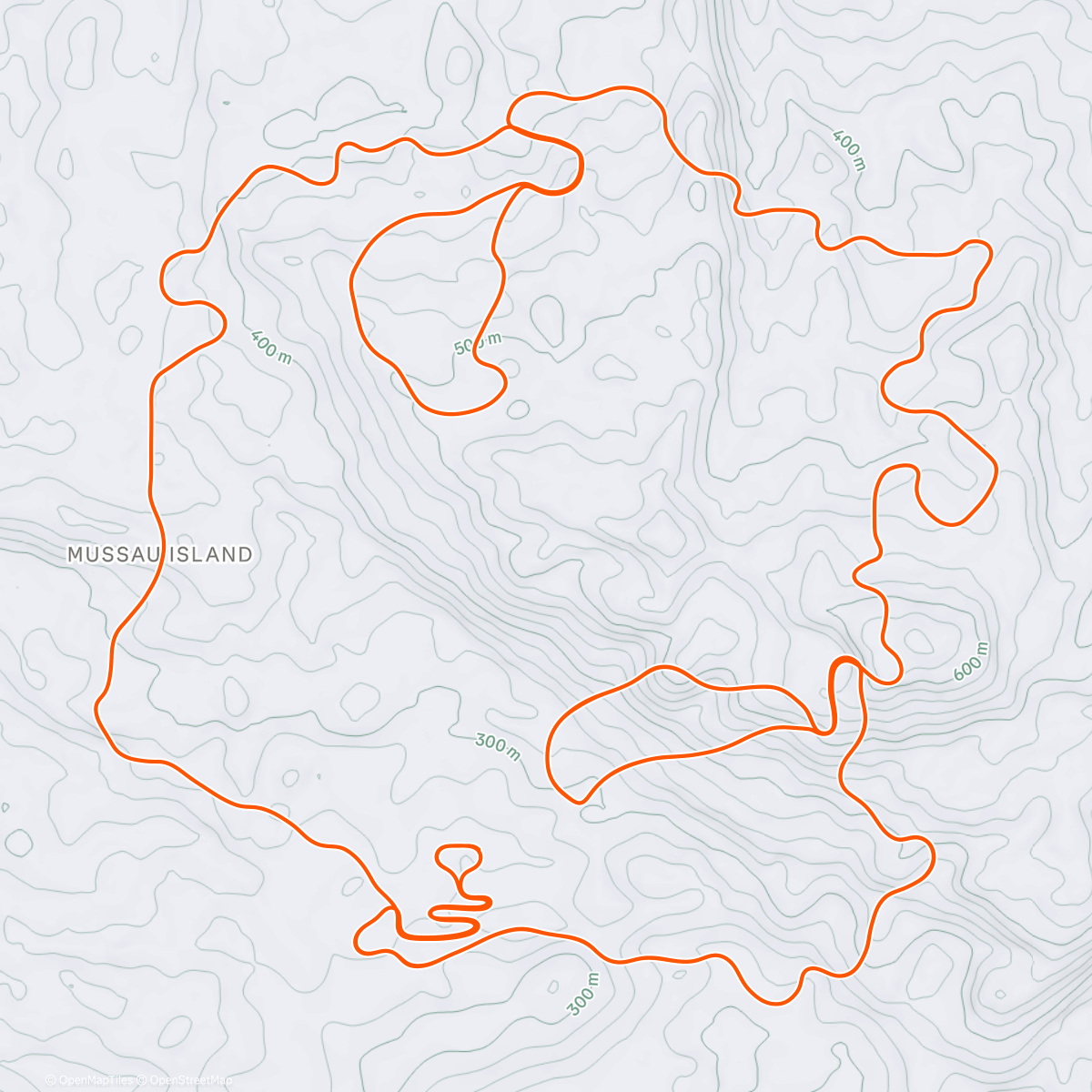 Map of the activity, TrainingPeaks Virtual - Workout: PC - Aerobic Base