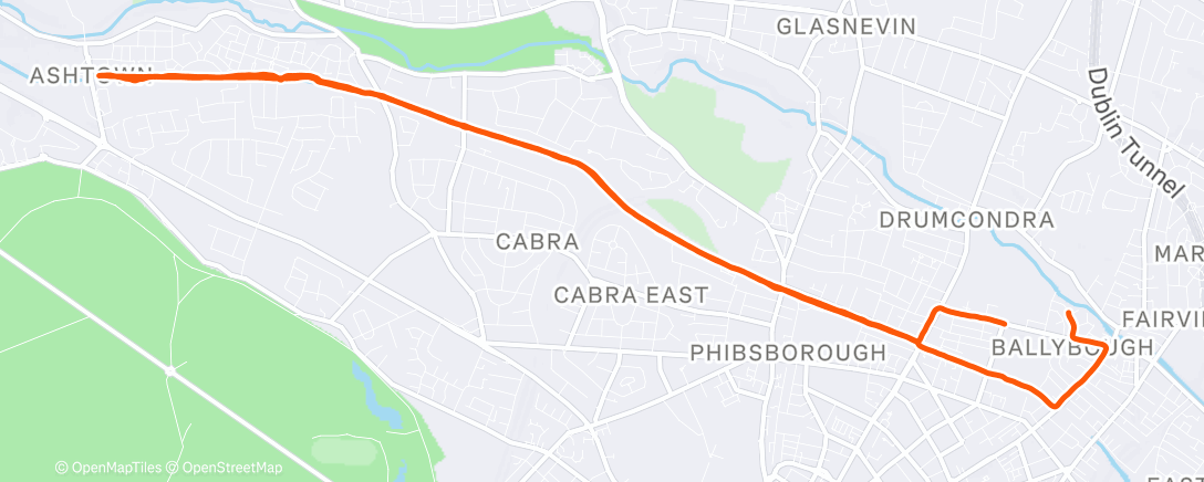Map of the activity, Christmas Run 🎉🎅🎅