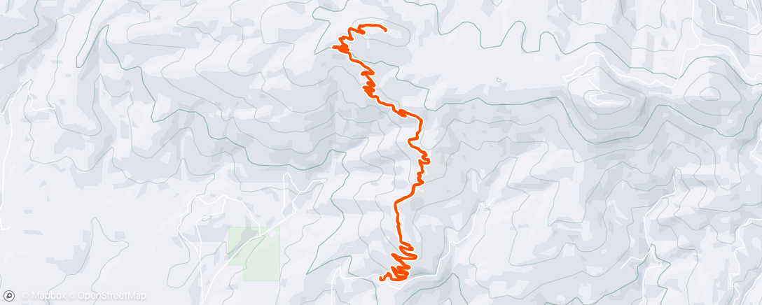 Map of the activity, West twin trail head