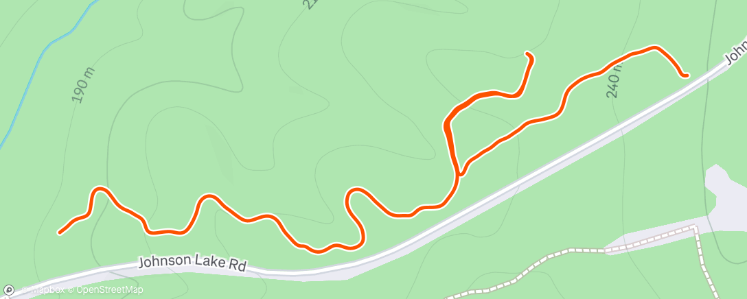 Map of the activity, Morning Walk