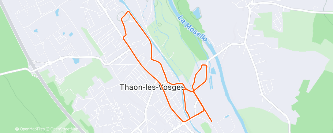 Map of the activity, RONDE HIVERNALE Thaon-les-Vosges 🌞