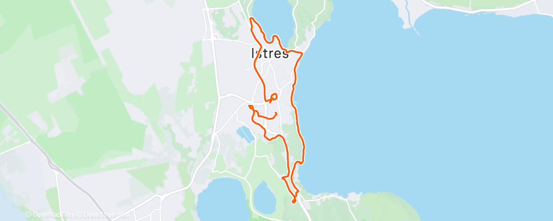 Map of the activity, Sortie vélo dans l'après-midi