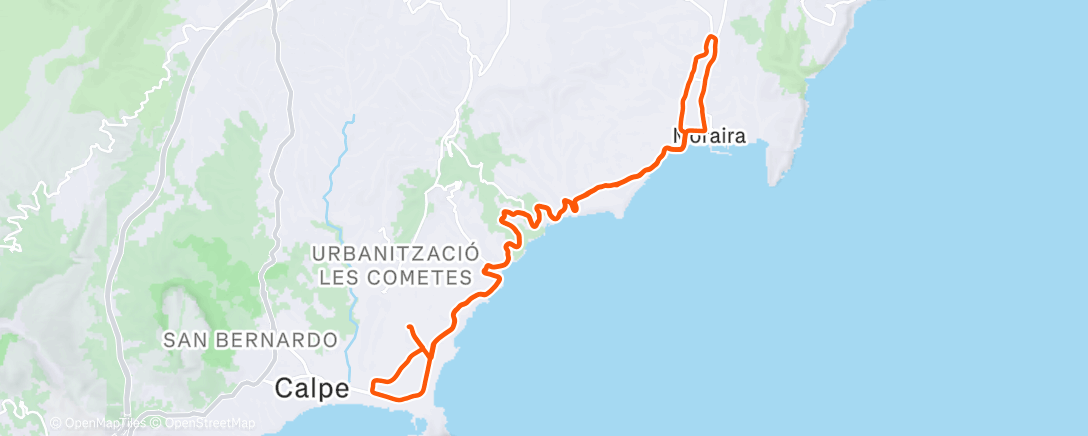 Map of the activity, Namiddagrit