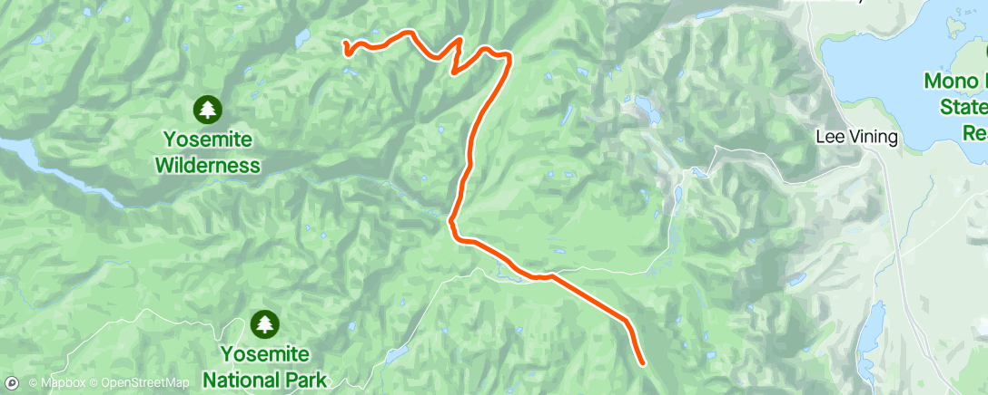 Map of the activity, PCT Day 40: The Valley Was Calling But I Didn’t Answer
