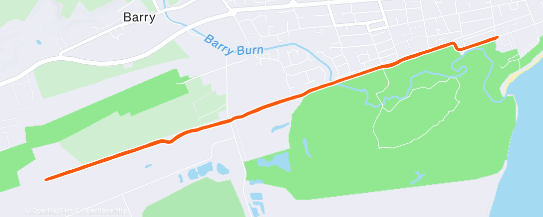 Map of the activity, Flat tire! 🤣