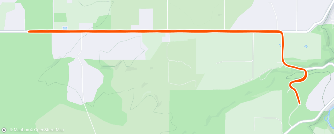 Map of the activity, Morning Run