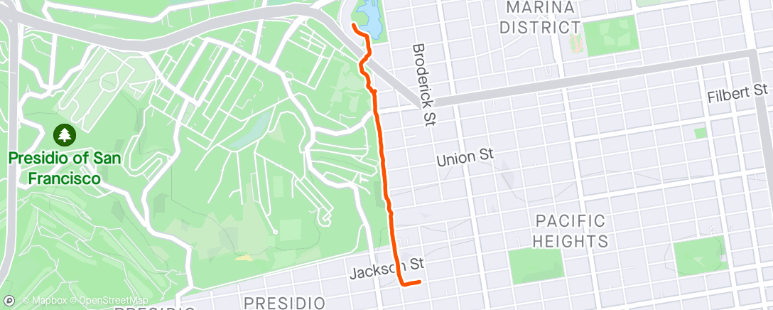 Map of the activity, Walk to Work @ Palace of Fine Arts