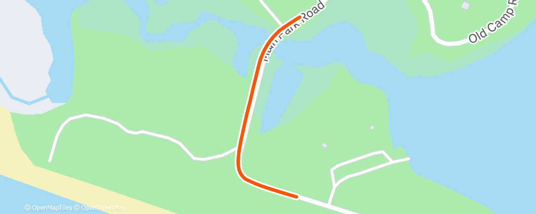 Map of the activity, Lunch Walk