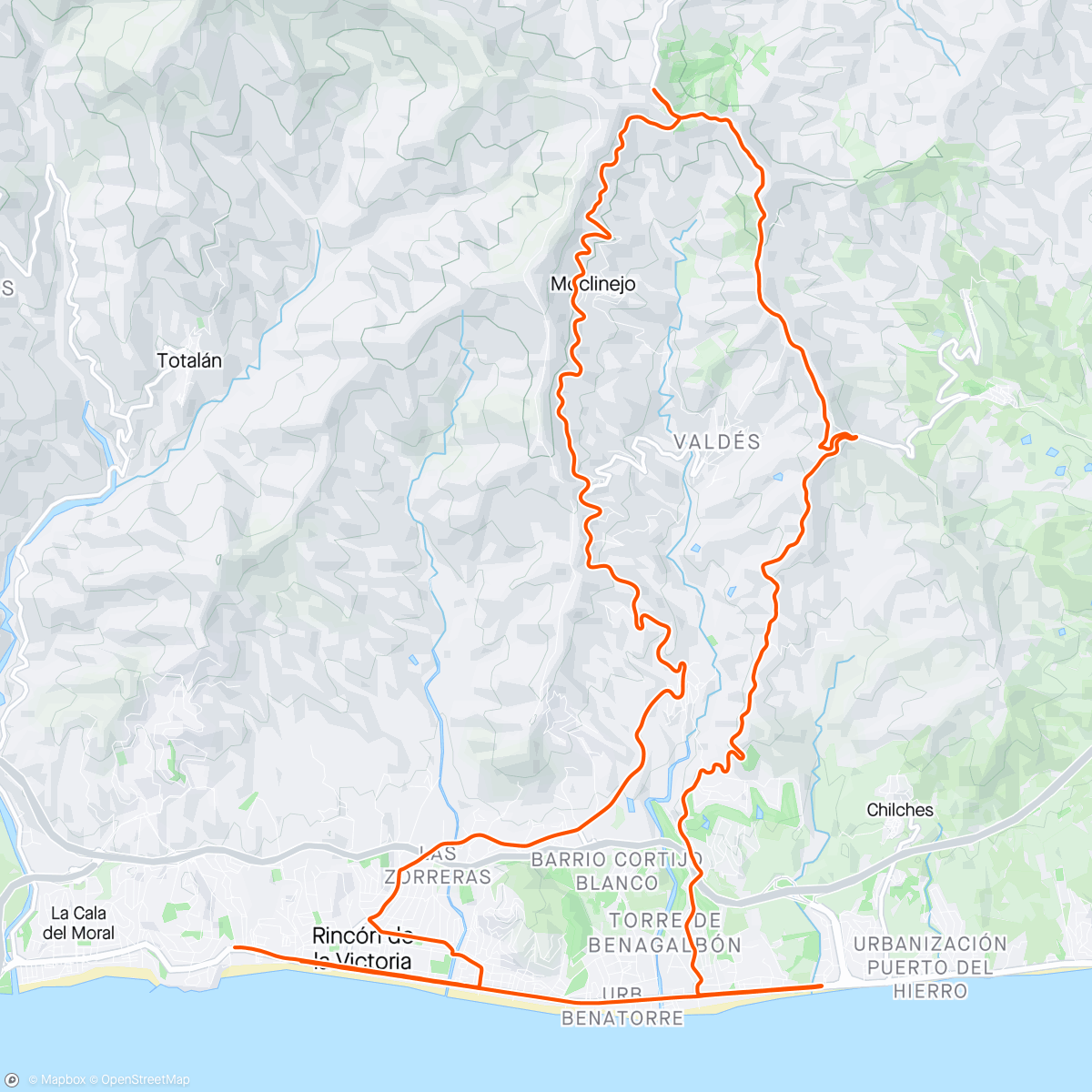 Map of the activity, VALLEJOS-MOCLINEJO (🦷 💥)