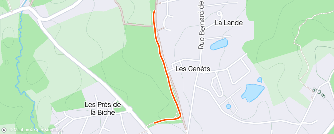 Map of the activity, Messe du jeudi chez saint jean