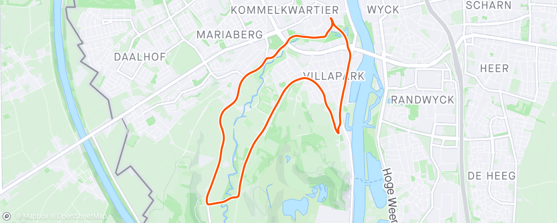 Map of the activity, Post-rain and post-post-work snooze