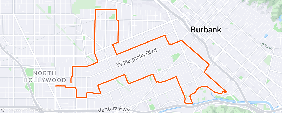 Map of the activity, First Half Marathon + 1