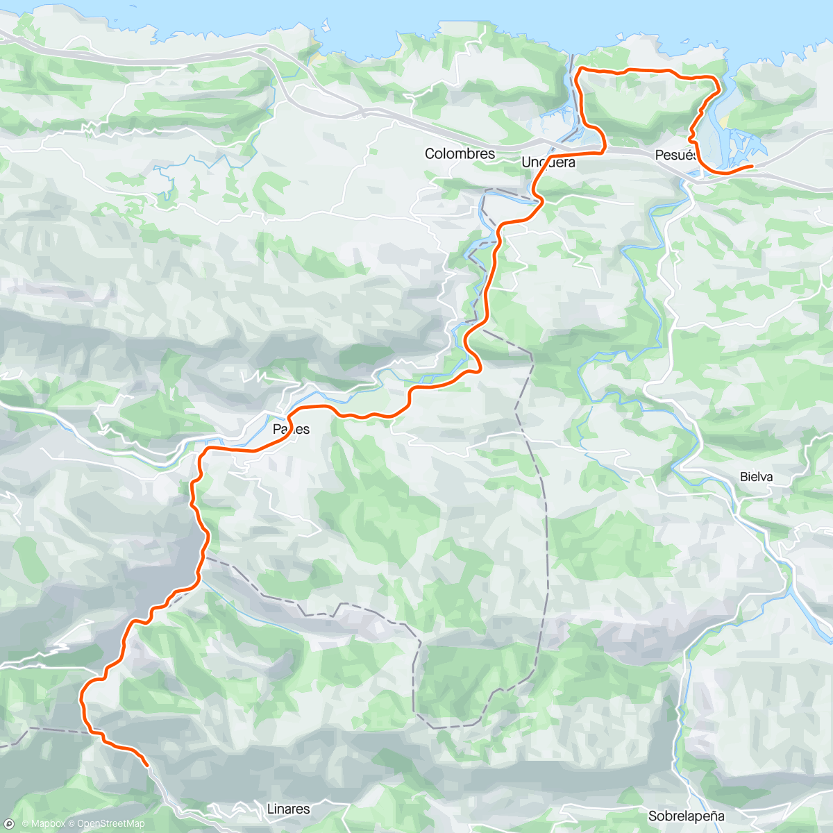 Map of the activity, ROUVY - La Vuelta 2023 | Stage 16 - La Hermida