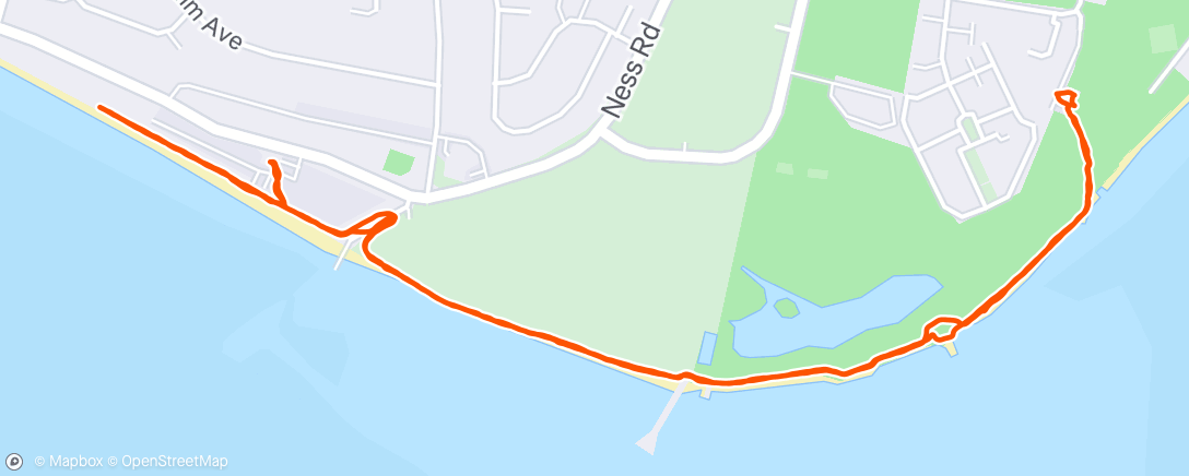 Map of the activity, Kenzai Walk