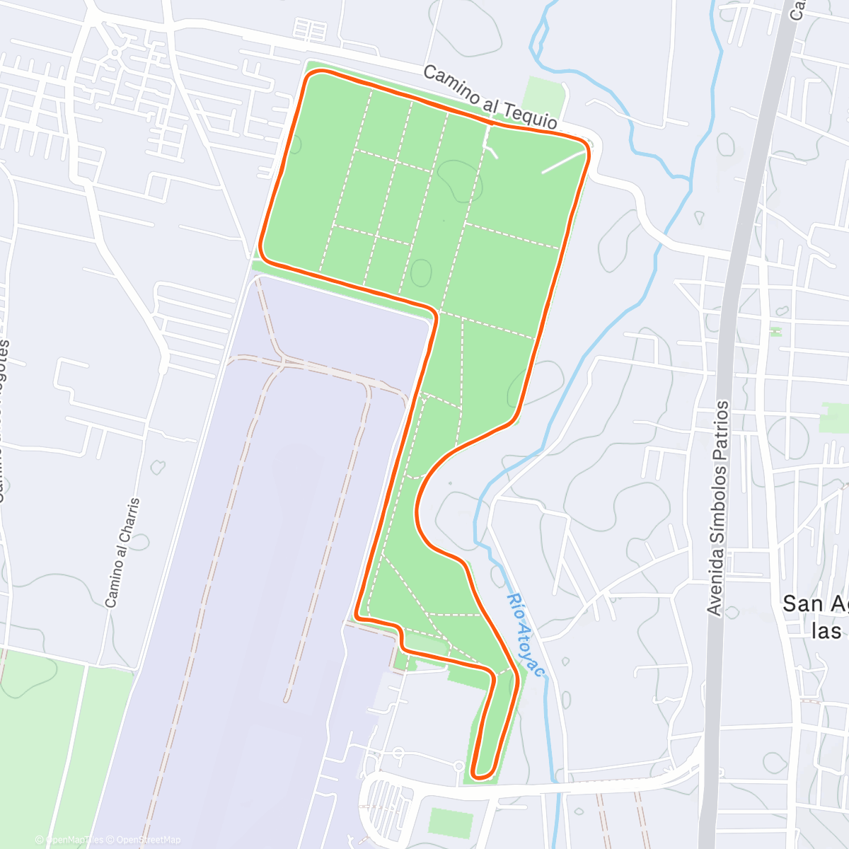 Карта физической активности (Morning Run)