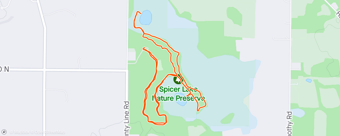 Map of the activity, Spicer w/Murph
