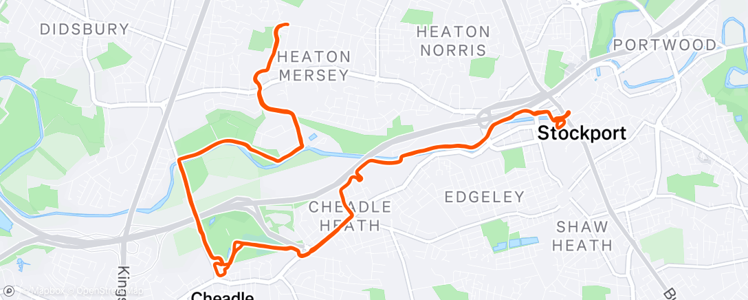 Map of the activity, 🎄🥕🏃‍♂️