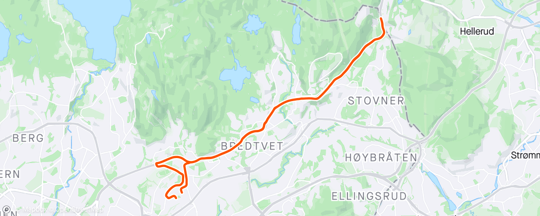 Map of the activity, Gjelleråsen årets første