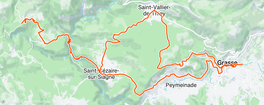 Map of the activity, Morning Ride