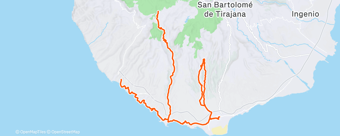 Carte de l'activité Ciclismo