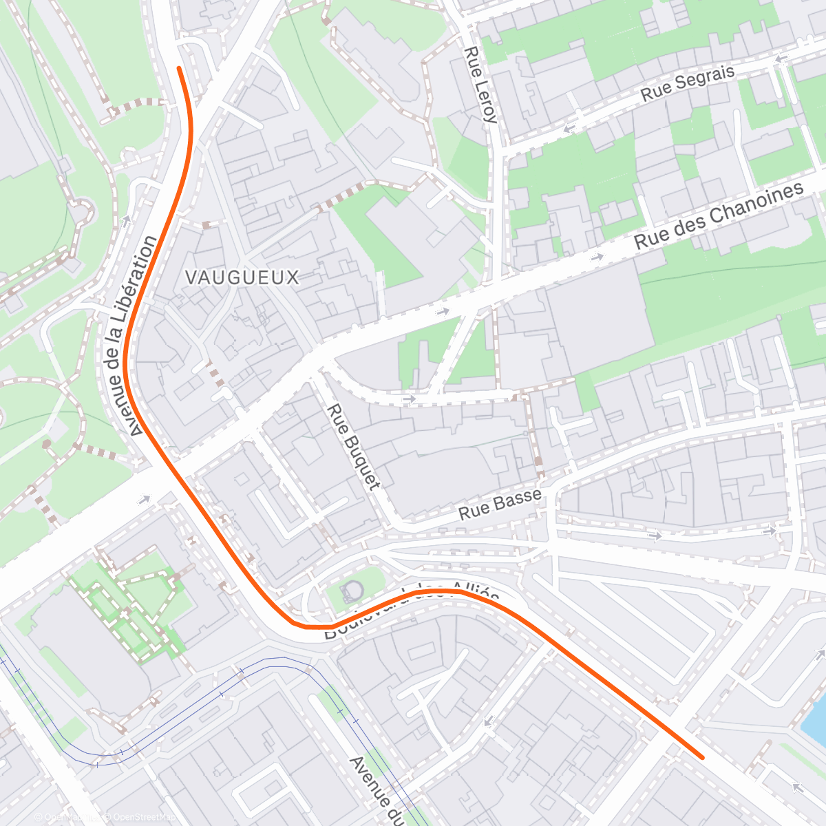 Карта физической активности (ROUVY - Warm up - Caen | France)