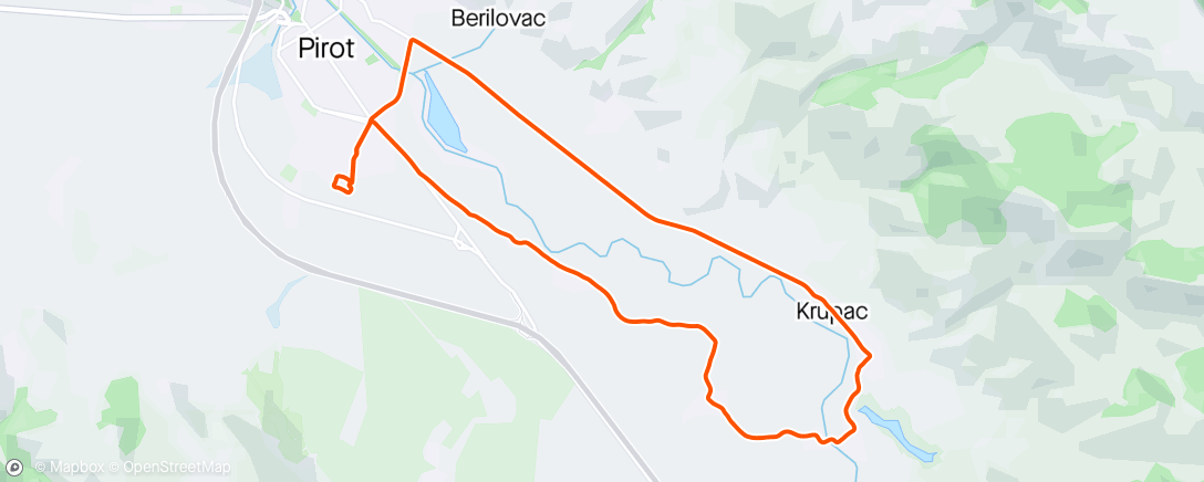 Карта физической активности (Morning Bike Ride)