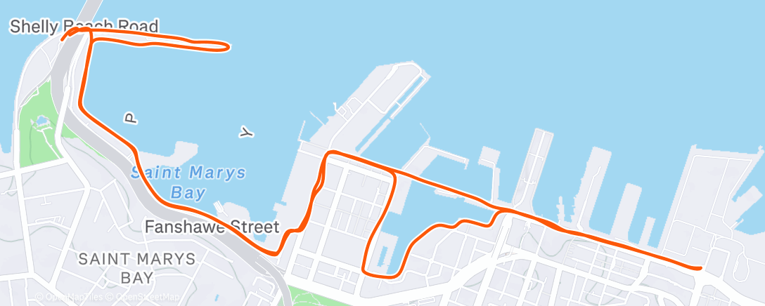 Map of the activity, Juicebox Run Club 🧃