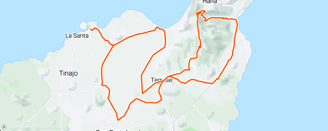 Map of the activity, CLS - Tabayesco climb