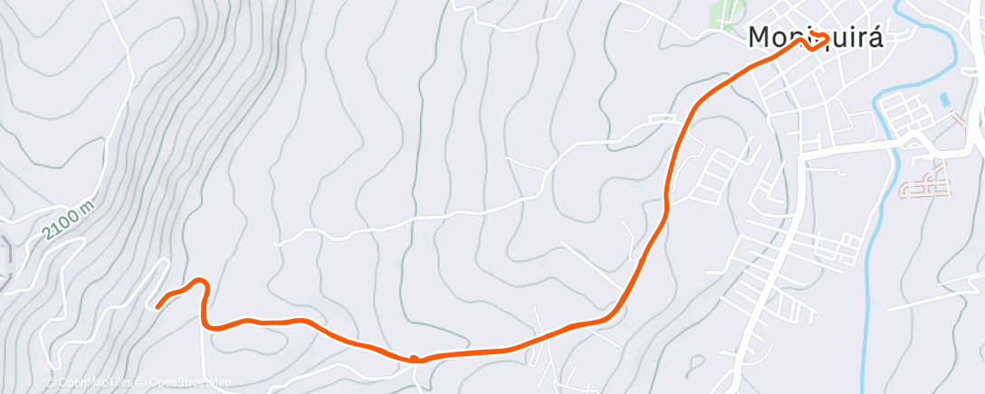 Map of the activity, Vuelta ciclista por la mañana