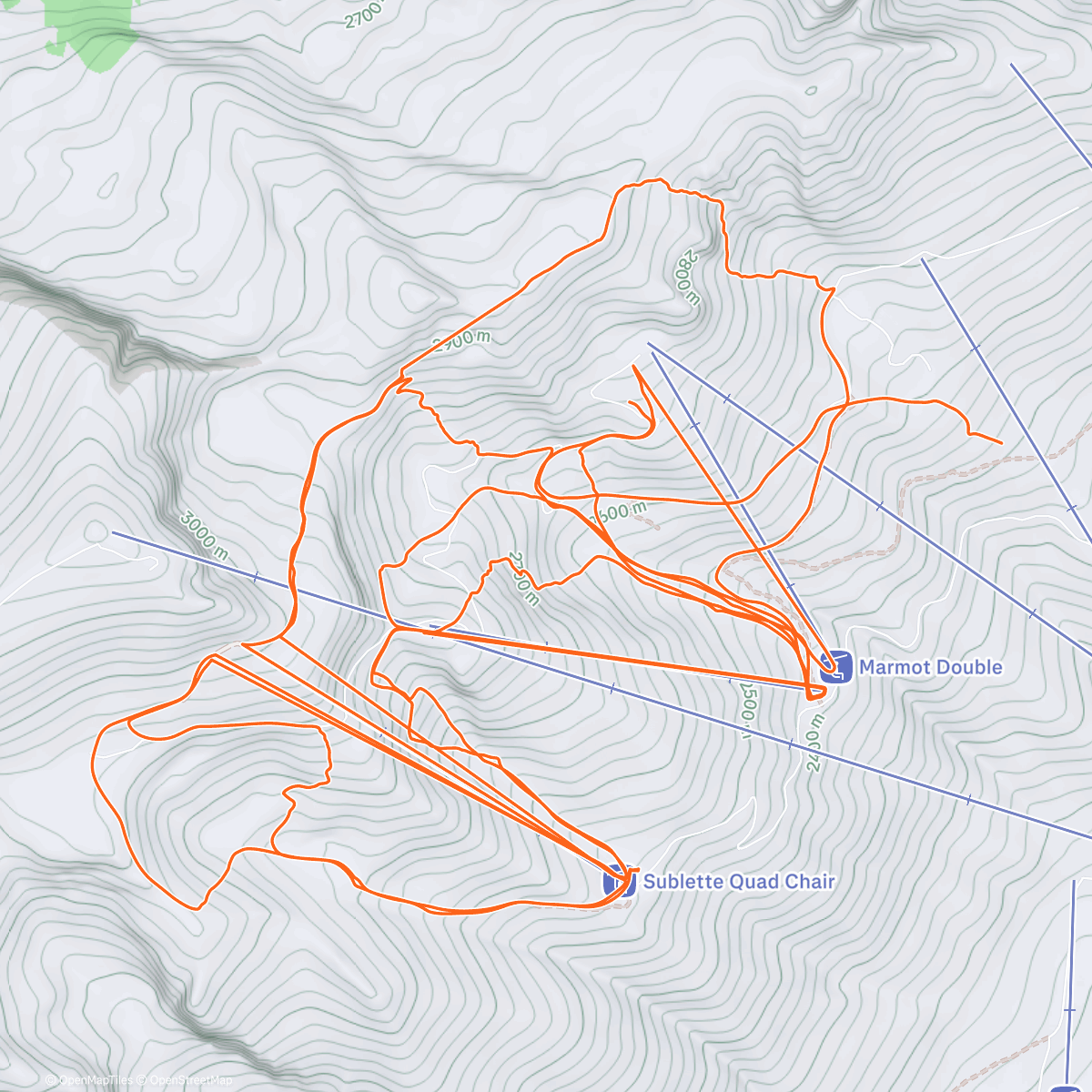 Карта физической активности (Crisp bluebird)