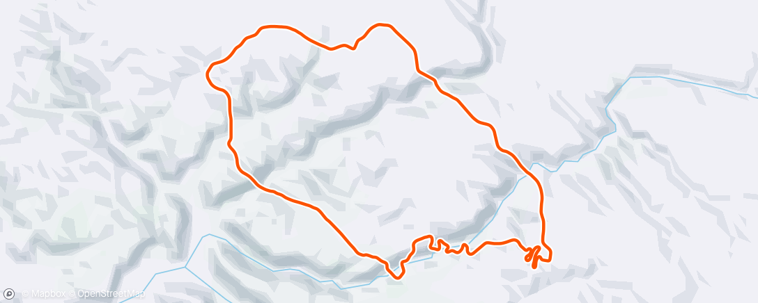 Карта физической активности (MyWhoosh - Alula Adventure Loop)