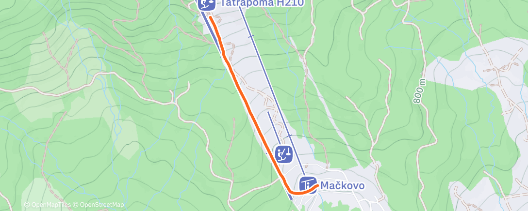 Карта физической активности (Umreli hodinky)